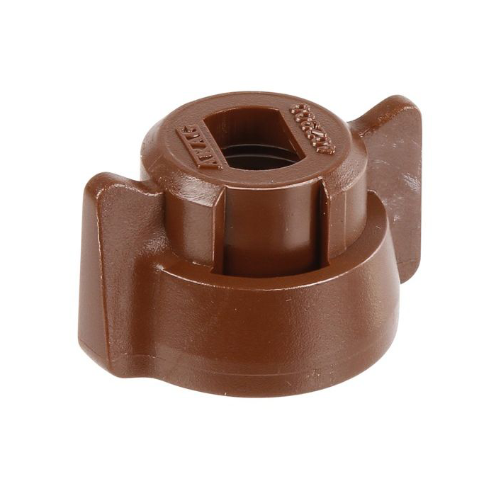 NOZZLE CAP 8 MM BROWN-0